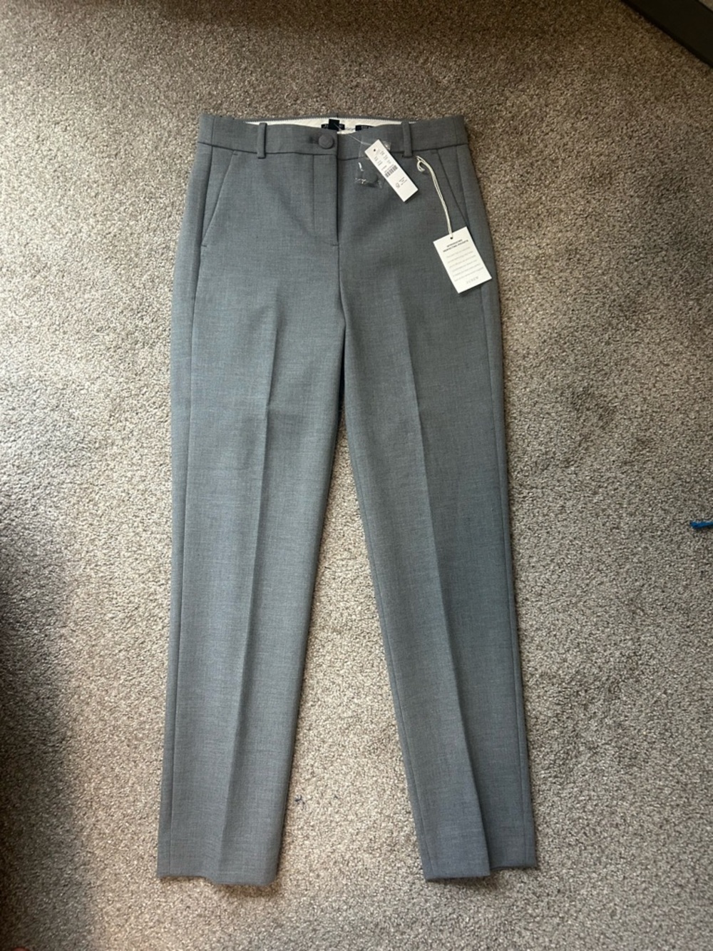 J. Crew Women's Gray Tailored Trousers